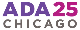 ADA 25 Chicago logo