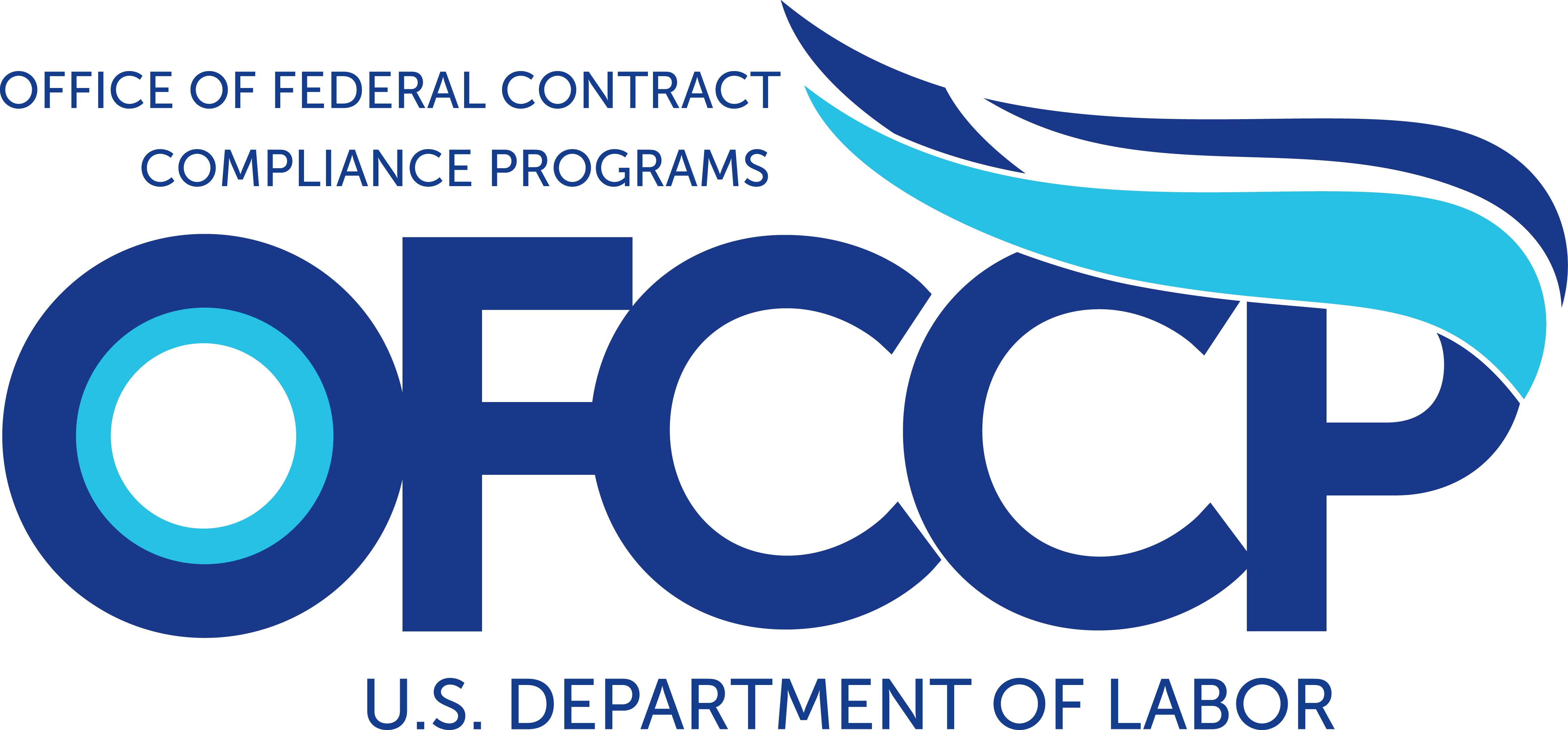 Office of federal contract compliance programs (OFCCP) US Department of Labor logo