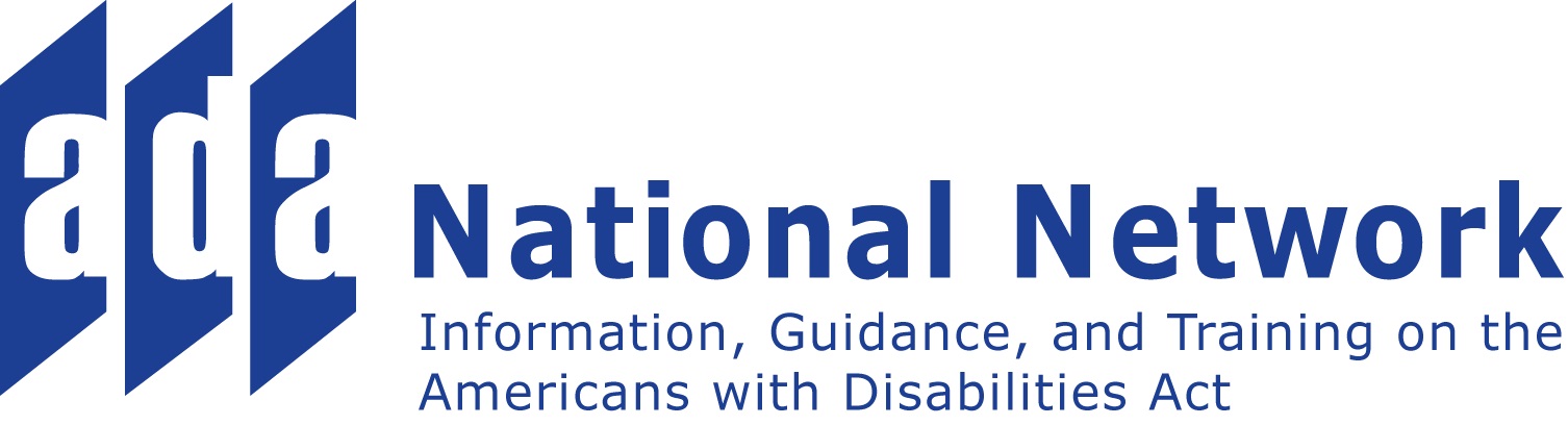 ADA National Network logo with blue lettering