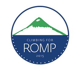 Climbing For ROMP Logo