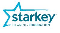 Starkey Hearing Foundation Logo in blue lettering