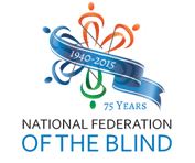 National Federation of the Blind logo and tagline - live the life you want