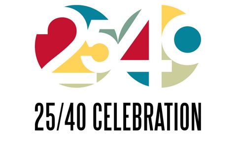 25/40 Celebration logo