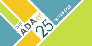 The ADA at 25 logo