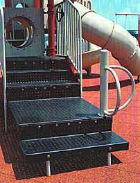photo of transfer system with shallow steps