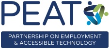 PEAT - Partnership on Employment and Accessible Technology Logo