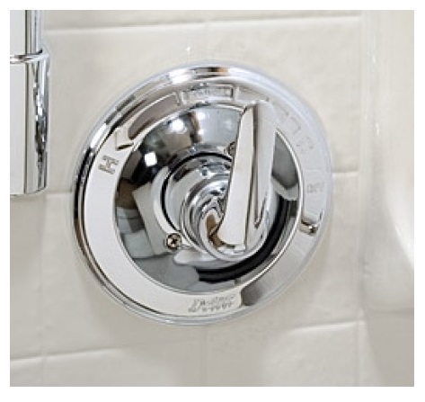 Lever shower control